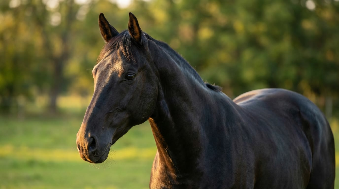Shadow - Deutsches Warmblut, Rappe mit edlem Profil